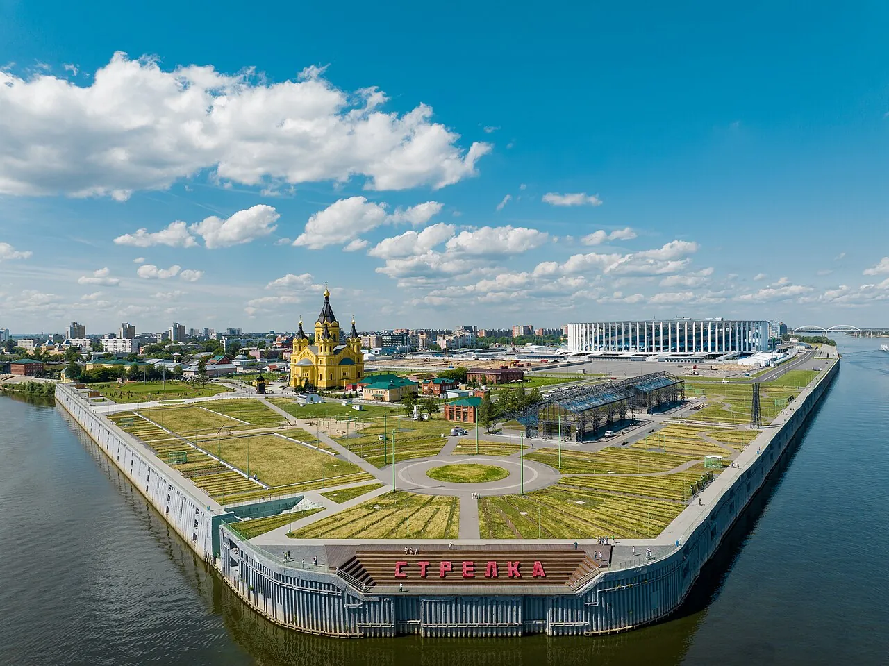 Стрелка и Пакгаузы — Нижний Новгород